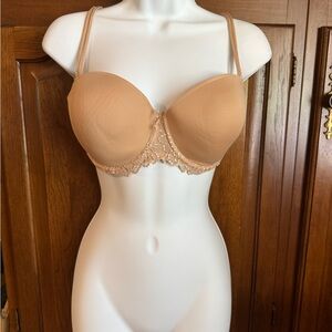 Marie Jo Nude Lace Bra, size 34F